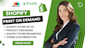 setup print on demand shopify store printify printful