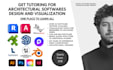teach you architectural software like revit, rhino