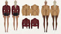 make technical drawing and fashion illustration