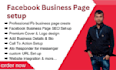 do professional facebook business page setup