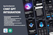 develop a flutter mobile app with chatgpt integration