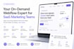 monthly webflow developer and SEO for your saas startup