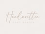 design a modern handwritten font