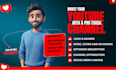 create and setup youtube channel