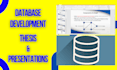 create database projects with thesis and ppt