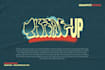 draw custom throw up graffiti design
