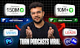 edit your podcast video for youtube with captions and color grade