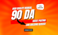 make manual high quality 90 da dofollow seo backlinks guest post link building