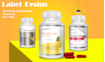 do professional  label for medicine label supplement label