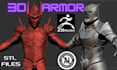 do 3d armor for cosplay, wearable helmet, stl files