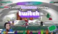develop a custom interactive twitch overlay or minigame