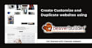create, customize, and duplicate your website in wordpress using beaver builder