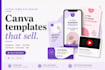 design professional canva templates for social media and business