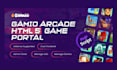 develop arcade games website and monetize with ads