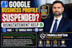fix and reinstate your suspended google business profile