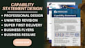 design professional government capability statement