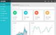 create and design a responsive website or landing page