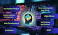 do complete python tasks, error solving, gui design, database