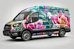 attractive car wrap design and vehicle wrap design