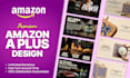 design premium amazon a plus content, enhanced brand content ebc listing images