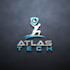 do modern tech cloud crypto cyber security, technology and graphic design logo