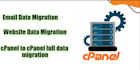 perform web hosting data migration for cpanel to cpanel