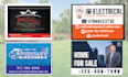 create eye catching custom and real yard sign design