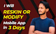 customize codecanyon app and reskin flutter app