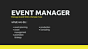 write an event management, event planning business plan