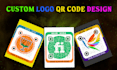 create professional custom business qr code design, generate qrcode with logo