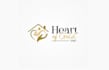 heart gold foster children logo design