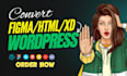 convert figma to wordpress PSD to wordpress xd to wordpress figma to elementor