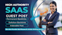 guest post on saas websites with do follow backlnks high da