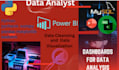 do data analysis, power bi, excel, mysql, ms office projects