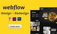 design, develop, edit or fix webflow cms website