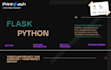 create custom flask web api, flask rest api, react frontend