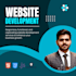 do responsive website development using html CSS javascript