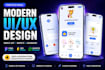 design unique mobile app uiux