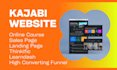 be your kajabi expert, create online course website using thinkific