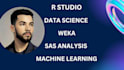 do rapidminer, rstudio,data science,r programming,weka,machine learning,spss,sas