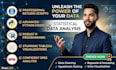 do statistical data analysis in rstudio, python, r programming, tableau, spss