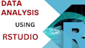 do statistical data analysis and projects in r studio, python, r programming