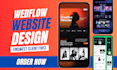 design, redesign, or develop webflow website, webflow expert webflow developer