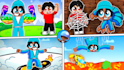 draw cartoon roblox thumbnail for youtube in any style