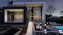 do modern exterior facade design and interiors