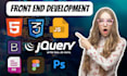 front end web developer HTML, CSS, bootstrap, react js, jquery
