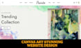 design canvas art shopify decor store wall art website art print on demand store