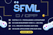code 2d games, tasks, projects in glut, sfml or raylib cpp