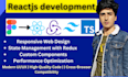convert figma designs to reactjs with redux and tailwind CSS