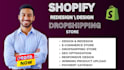 design, redesign shopify store, shopify dropshipping store , shopify website